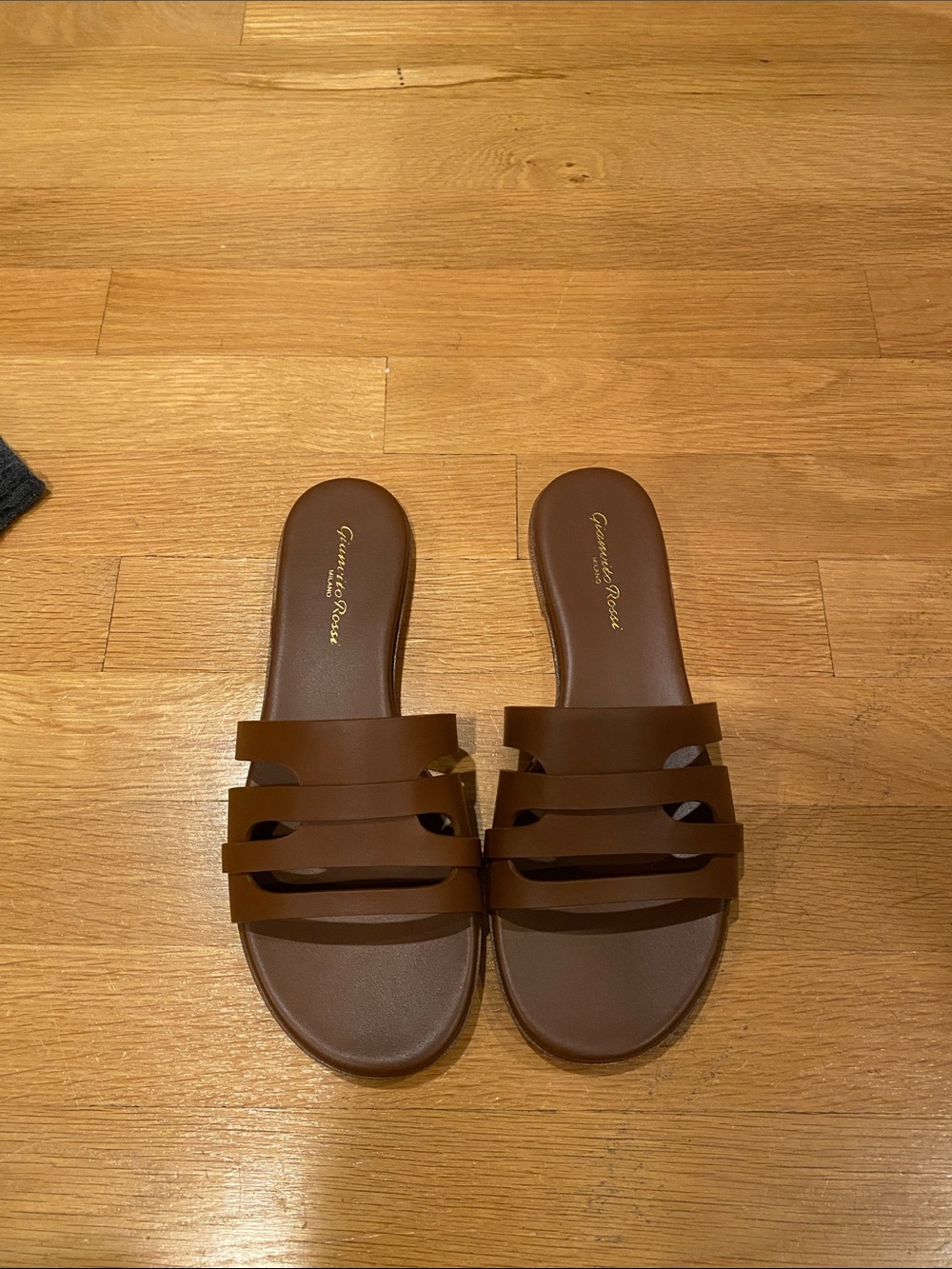 Gianvito Rossi Nora Flat Sandals. - Picture 2 of 10